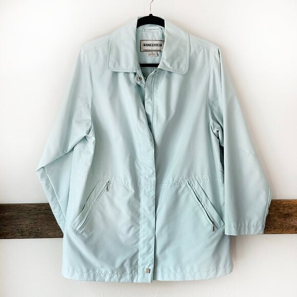Fitz-Wright Jackets & Blazers - Vintage Fitz-Wright Powder Blue Coat Jacket Pristine! M Rain‎ Light